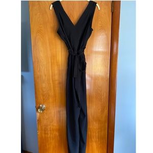 Black tank top jumpsuit